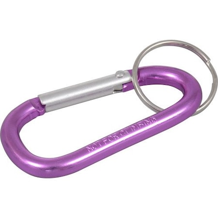 Hillman HILLMAN Aluminum Multicolored Carabiner Clip Hook Key Chain, PK36 706688